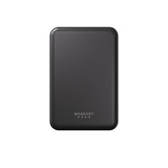 SwitchEasy MagEasy Portal 2-in-1 5000mAh MagSafe Powerpack Charging Stand Black