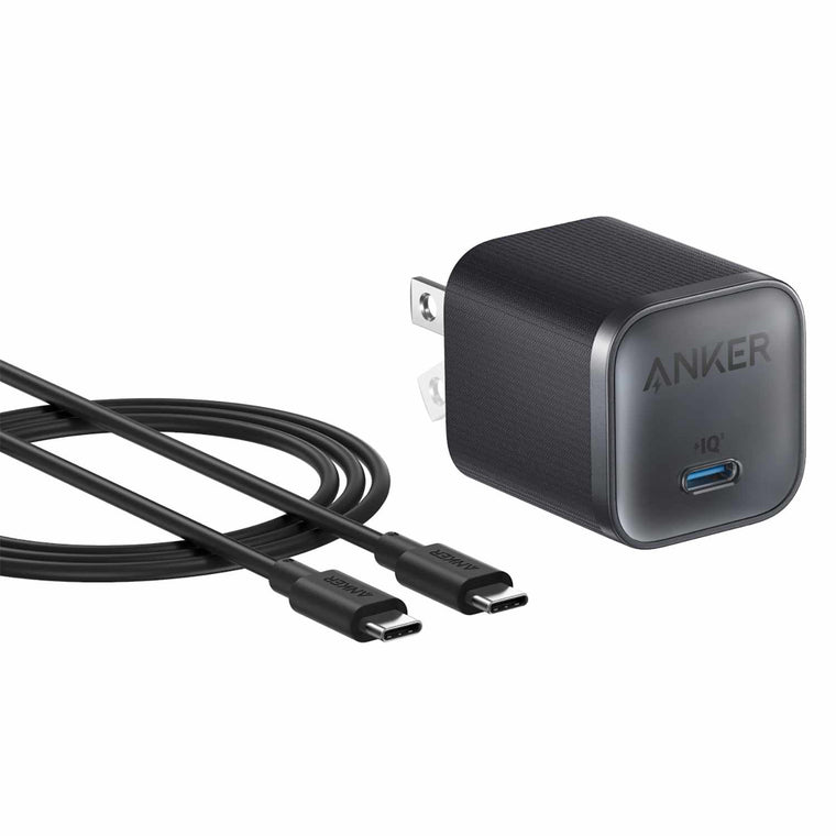 Anker 45W Nano Charger with USB-C Cable Black