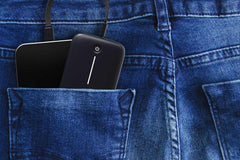 Blu Element PowerFlex 10K mAh 20W PD Power Bank with Built-In USB-C Cable Black