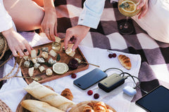 Blu Element PowerFlex 20K mAh 30W PD Power Bank with Built-In USB-C Cable Black