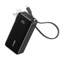 Anker Fusion 10000 mAh Power Battery Black with Built-in Lightning Cable