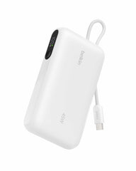 Belkin Ultracharge Power Bank 10.000 mAh 45W with Display and Cable Integrated White