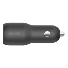 Belkin BoostCharge Car Charger 37W PD/PPS 2-Port USB-C/USB-A Black