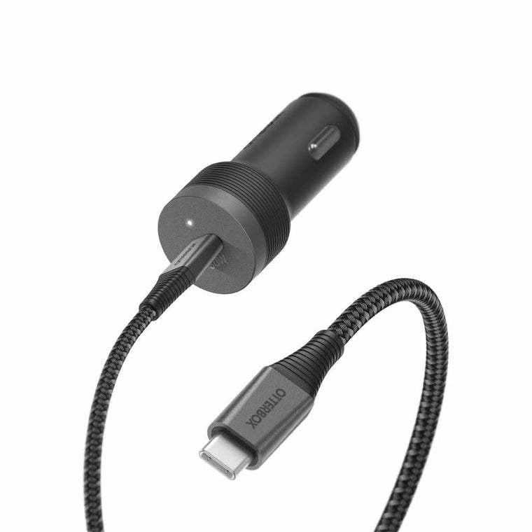 7880893 Premium Pro PD Car Charger w/USB-C Cable 6ft Black