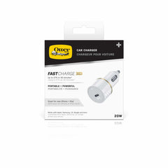 OtterBox Compact Car Charger 20W PD USB-C White