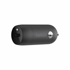 Belkin BoostCharge 30W USB-C PD PPS Car Charger and USB-C to Lightning Cable Black