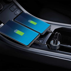 Anker Car Charger 35W 2-Port USB-A/USB-C Black with USB-C Cable