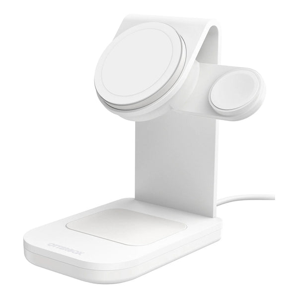 OtterBox 3-in-1 Wireless Charging Stand 15W White