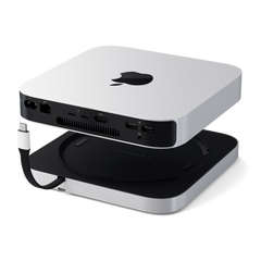 STGMMSHS Stand & Hub for Mac Mini/Studio With NVMe SSD Enclosure Silver
