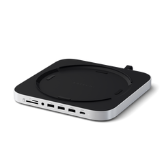 STGMMSHS Stand & Hub for Mac Mini/Studio With NVMe SSD Enclosure Silver