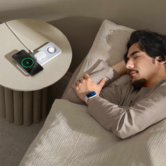 Anker MagGo Qi2 3-in-1 Wireless Charging Station 15W White