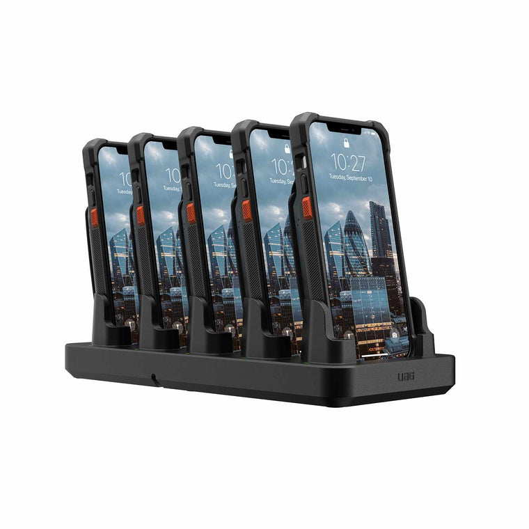 WF0000054040 Workflow 5-Slot Case Charger Black