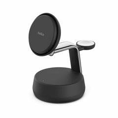 Belkin UltraCharge Pro Qi2 3-in-1 Charging Dock 25W Charcoal