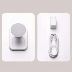 mophie Qi2 2-in-1 Wireless Charging Stand 15W White for Phone and Apple AirPods