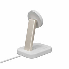 mophie Qi2 2-in-1 Wireless Charging Stand 15W White for Phone and Apple AirPods