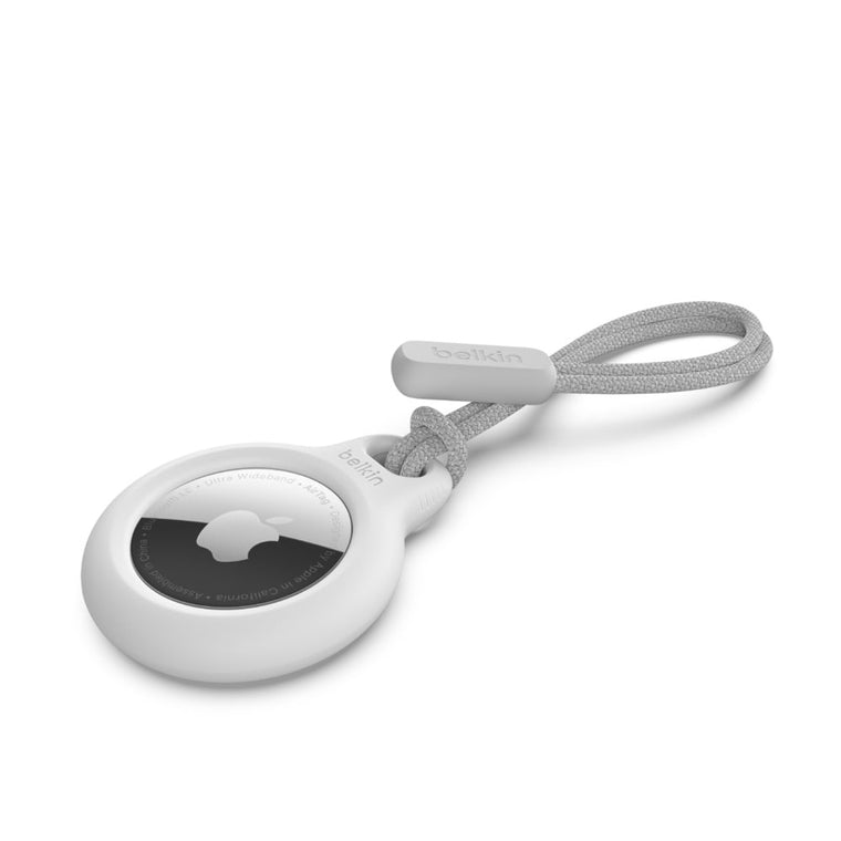 F8W974btWHT Secure Holder with Strap AirTag White