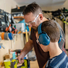 JLab JBuddies Protect Headset Kids Hearing Protection Navy