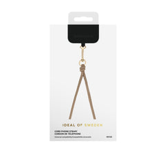 Ideal of Sweden Cord Phone Strap Beige