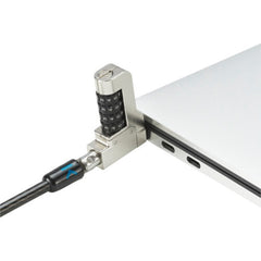 Kensington Slim N17 2.0 Combination Laptop Lock for Wedge Shaped Slots Silver/Black