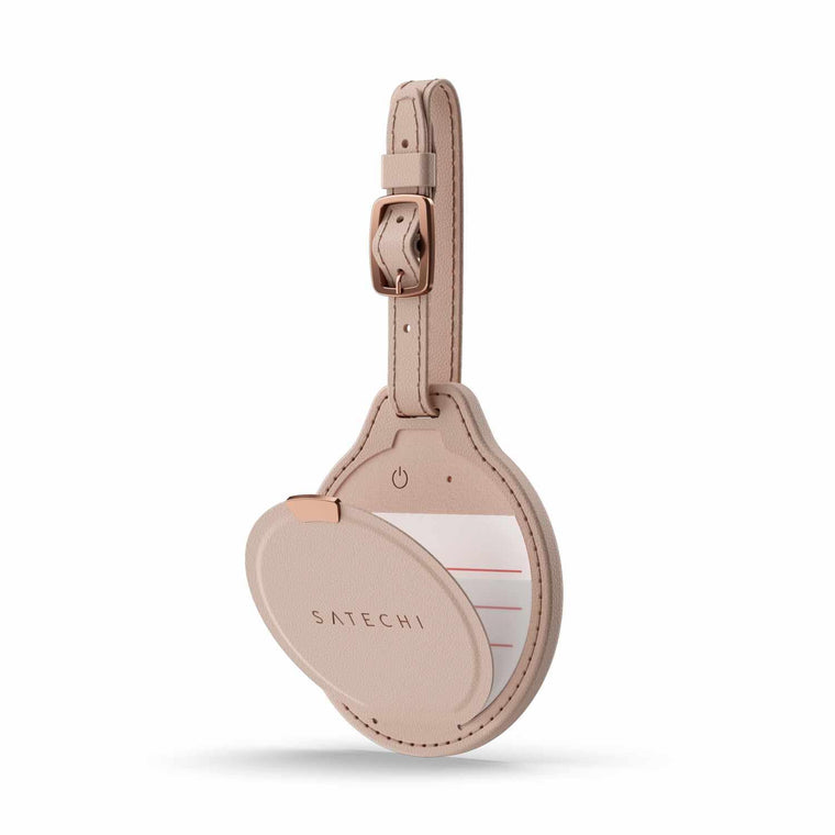 STLFALTR Vegan-Leather FindAll Luggage Tag Desert Rose