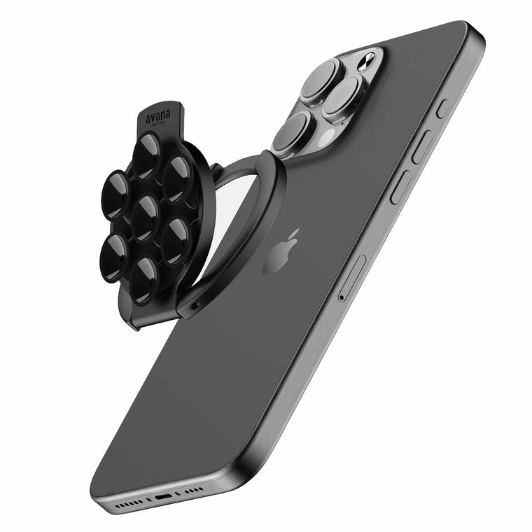 ASUNAVKSDBLCK Stick-On MagSafe Stand Black