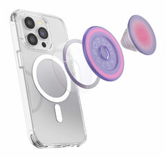 PopSockets PopGrip For MagSafe Round with Adapter Aura