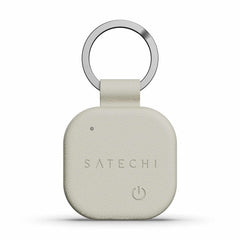 Satechi Vegan-Leather Keychain with Find My Sand