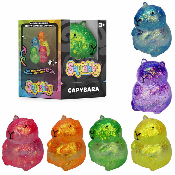 Squishhy Capybara Squeeze Toy (Sold in multiples of 12 pcs)