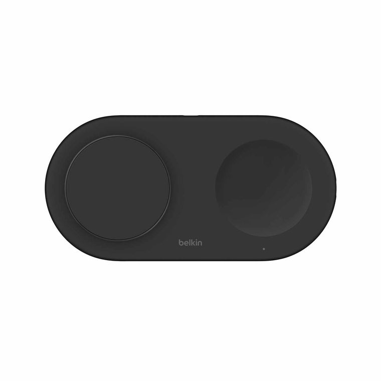 WIZ021ttBKCA Qi2 2-in-1 Pad with 5W USB-C Port Black
