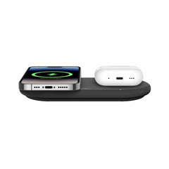 WIZ021ttBKCA Qi2 2-in-1 Pad with 5W USB-C Port Black