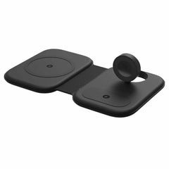 Helix/Retrak Folding 3-in-1 Wireless Charging Valet Black