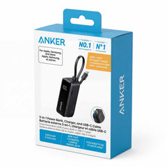 Anker Fusion Power Bank 5.000mAh 22.5W with USB-C Cable Black