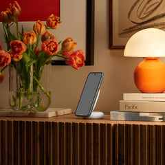 Google Pixelsnap Qi2 Charger with Stand Grey/White