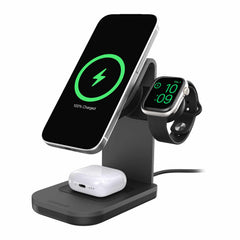 OtterBox Qi2 3-in-1 Wireless Charging Stand 25W Black