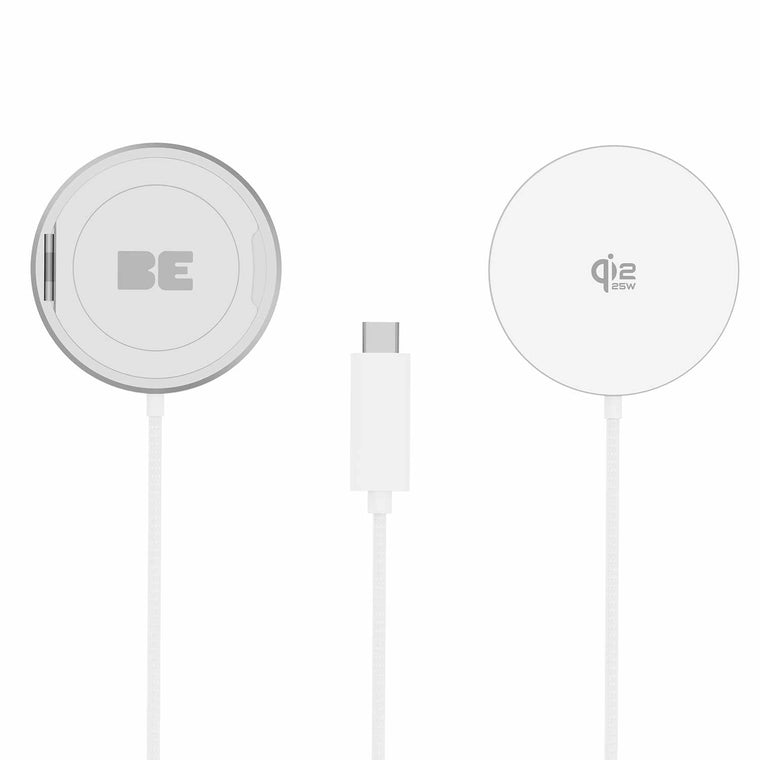 Blu Element PowerPuck25 Wireless Charger with Kickstand White