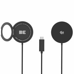 Blu Element PowerPuck25 Wireless Charger with Kickstand Black