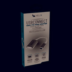Helix/Retrak USB-C to HDMI Adapter Black