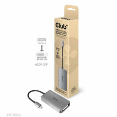 CAC1510A USB-C to DVI I Dual Link Support 4K30HZ Resolutions- HDCP OFF Gray