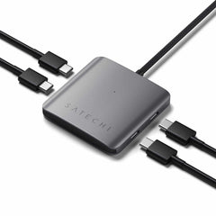 STH4CPDM 4-Port USB-C Hub with PD Adapter Space Gray