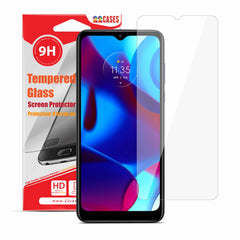 22 cases Tempered Glass Screen Protector for Moto G Go 2022/Moto G Pure 2021