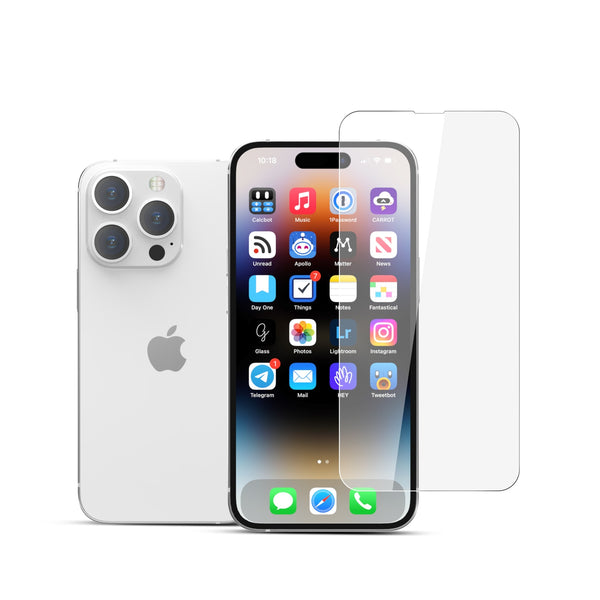 22 Cases Tempered Glass Screen Protector for iPhone 15 Pro