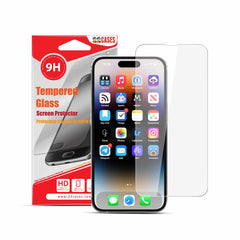 22 cases Tempered Glass Screen Protector for iPhone 15 Pro