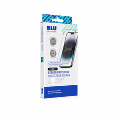 Blu Element Premium Curved Tempered Glass Screen Protector with Installation Kit for iPhone 15