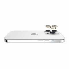 Kate Spade Aluminum Ring Lens Protector Set In Stone Gold for iPhone 15 Pro Max/15 Pro