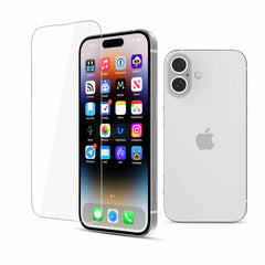 22 Cases Tempered Glass Screen Protector for iPhone 16 Plus
