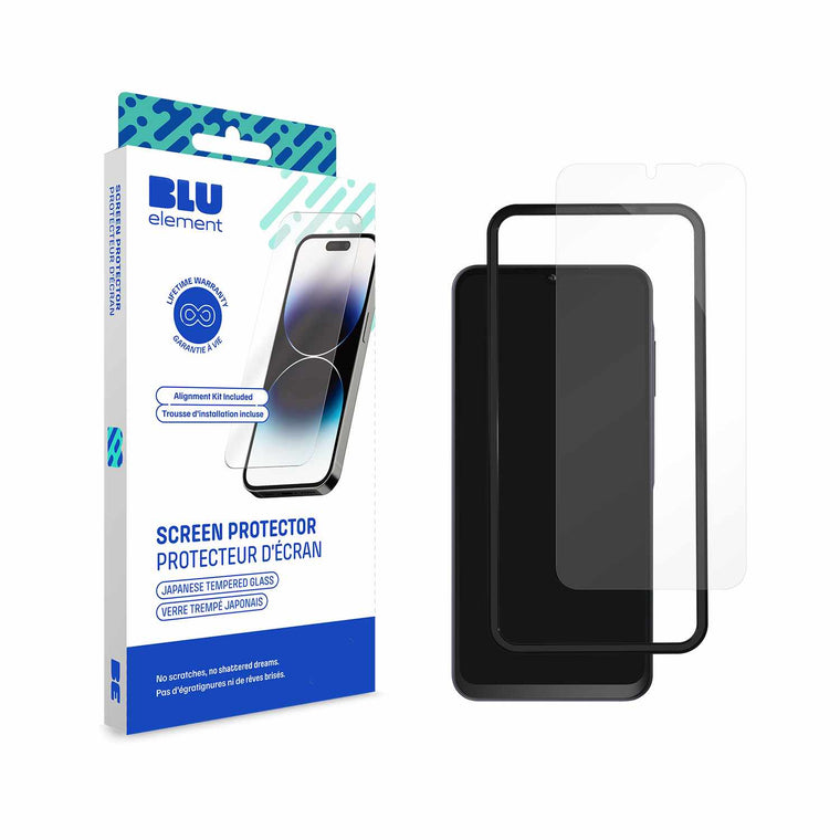 Blu Element Tempered Glass Screen Protector with Installation Kit for Samsung Galaxy A17 5G/Galaxy A16 5G