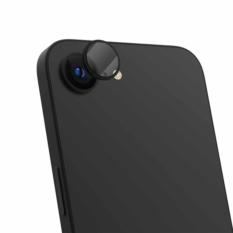 Blu Element Aluminum 1 by 1 Lens Protector Black for iPhone 17e/16e