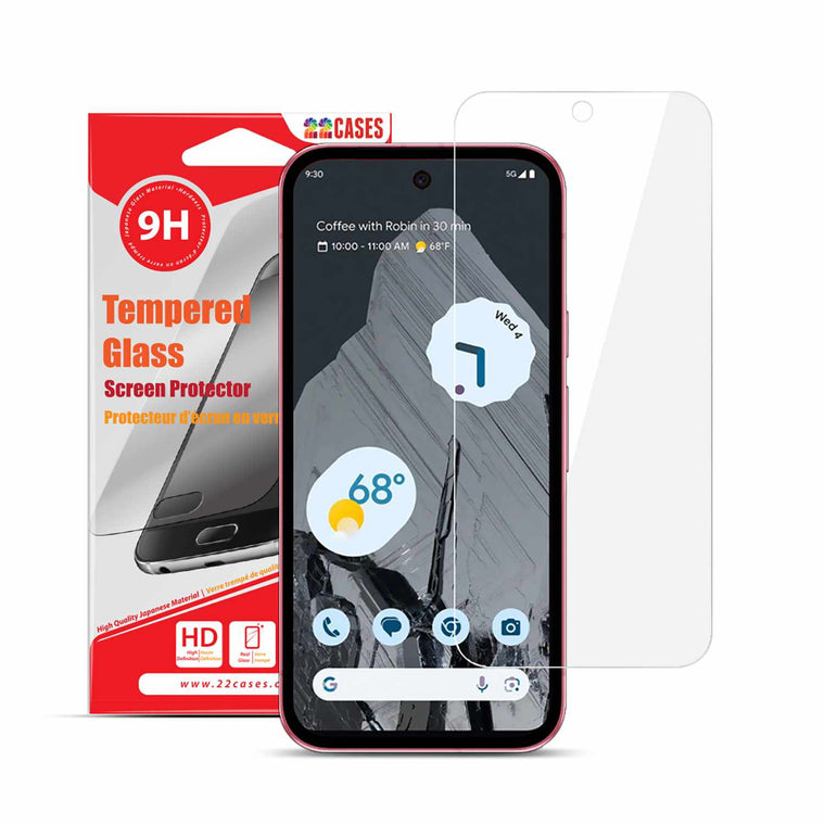22 cases Tempered Glass Screen Protector for Google Pixel 9a