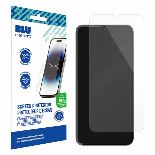 Blu Element Tempered Glass Screen Protector from Recycled Materials for Samsung Galaxy S25 FE/Galaxy A57 5G