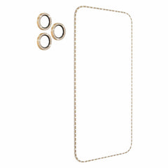 KS058002 Screen/Lens Protector Style Kit iPhone 17 Pro Max Set in Stone Gold